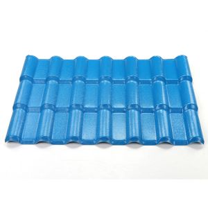 ASA Synthetic Resin Roof Tile 2.5mm Corrugated Waves Modern Design
