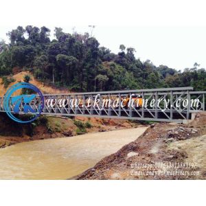 Buy cheap Permanent Modular Steel Bridge Delta Bridge Long Span Heavy Load BS5400 HA+20HB from wholesalers
