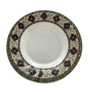 China 531 Series 7 Melamine Salad Plate Round And Flate Shape With Ripple on sale