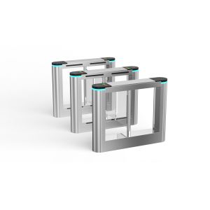Swing Barrier Stainless Steel Turnstile Secure SUS304 With Lightweight Arm