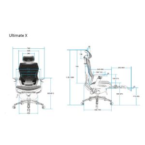 Polyester Mesh Computer Adjustable Rolling Desk Chair PU Armrest