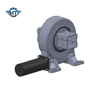 Vertical Solar Tracker Slew Drive With Envelope Worm For Solar Renewable Energy