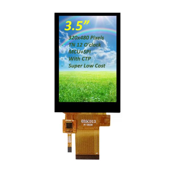 Quality 320x480 HVGA 3.5 Inch TFT LCD Display MCU + SPI Interface With Capacitive Touch Screen for sale