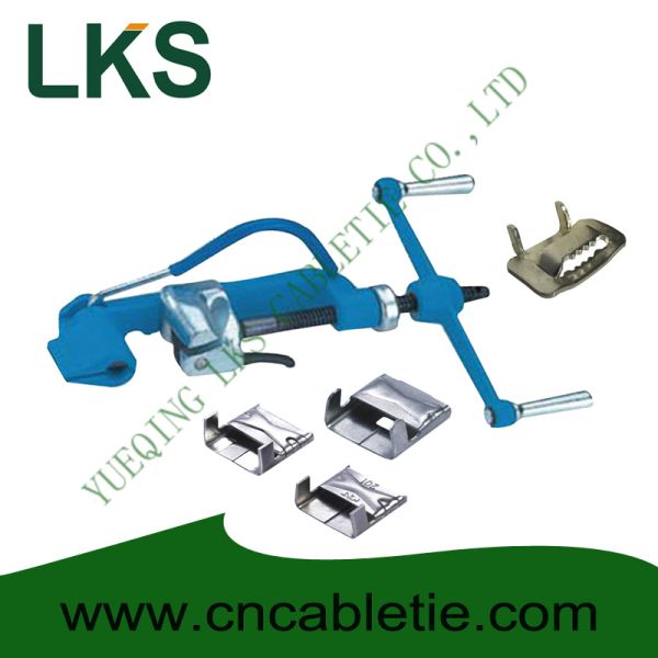 LKS-B1 Series 304 316 Stainless Steel Strapping Band with plastic reelings