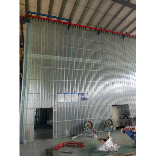 Hot Sales Save Space Vertical Powder Coating Line For Aluminium Profiles from