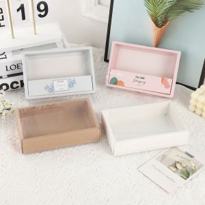 Wholesale Custom High-Quality Personalized Clothing Gift Box for Sock Underwear Clothing Accessories Packaging Sleeve Design With Window from china suppliers