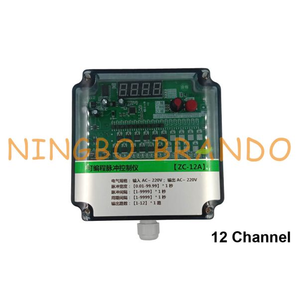 Quality 12 Channel Dust Collector Pulse Valve Sequential Timer Controller for sale