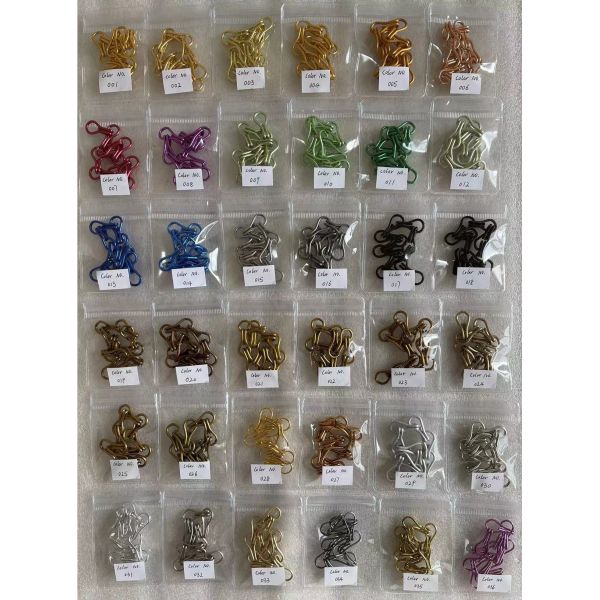 2.0mm Wire diameter Red Color Aluminum Chain Metal Curtains for Hotel decoration