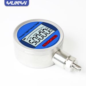 Digital Pressure Gauge With Pressure Relief Valve Stainless Steel Case For Gas