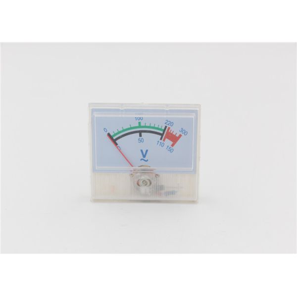 Quality Red Pointer Analog Panel Meter Single Phase Analogue Panel Ammeter for sale