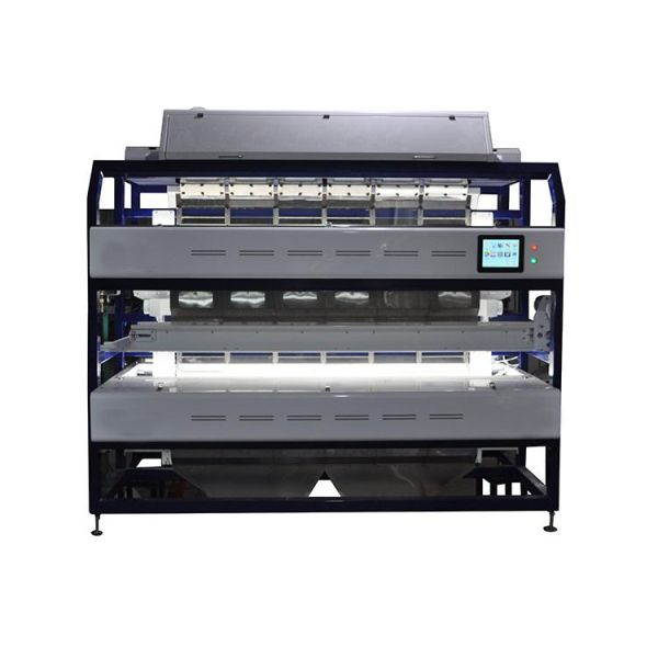 Quality 3.6kw Optical Color Sorter , Double Layer Sand Sorting Machine for sale