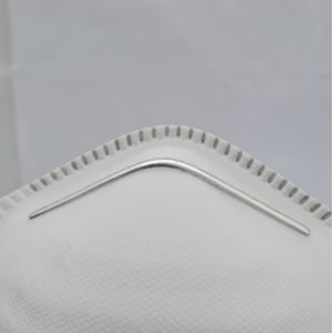 Grey Color Ffp2 Cup Mask No Maintenance With Foam Nose Cushion Wedge