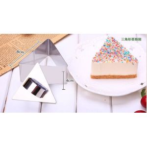 RK Bakeware China Foodservice NSF Triangle Mousse Cake Ring Stainless Steel Ring