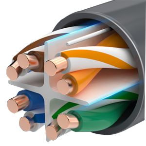 Wholesale UTP Cat6 Network And LAN Cable 305M Length 23 AWG Gauge 23 AWG from china suppliers