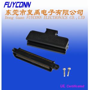 Wholesale TYCO 50 pin or 64 Pin RJ21 Male Plug Centronic Champ IDC connector with 180 Degree Plastic Cover from china suppliers
