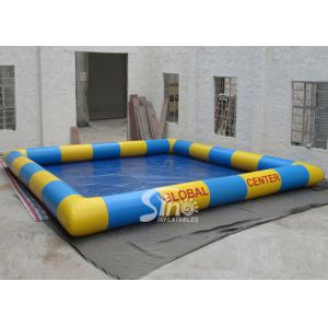 Interphase yellow N blue kids water ball big inflatable swimming pool for open