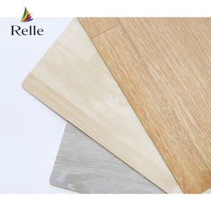 Solid Wood Effect Vinyl Flooring Roll Plain Heterogeneous Sheet Flooring