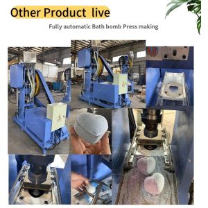 2024 Advantage customized mold Small Bath Bomb Press Machine Alu Mold for