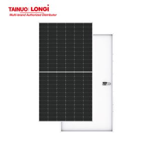 China Longi 570w Tier 1 Solar Panels with 3.2mm Tempered Low Iron Glass and IP68 Rated Junction Box on sale