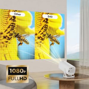 Flyin S40 Home theater Full HD 1080P 4K Projector Game Projector 120 ANSI Lumens