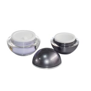 Round Acrylic cream Jar 15ml 30ml 50ml