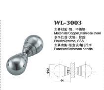 shower door hardware shower door knob WL-3003 Dia.32x44mm glass door handle
