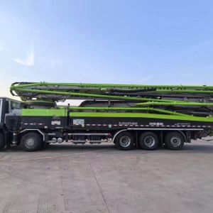 Used 2023 Zoomlion 70m Concrete Pump Truck with Sitrak Chassis 6 Sections RZ