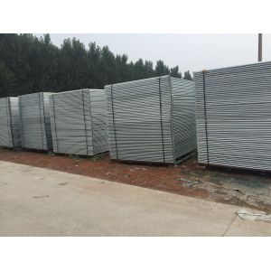 Wholesale Security Temporary Fencing panels 2100mm x 2400mm 32 pipes 2.00mm thick and diameter wire 4.00mm from china suppliers