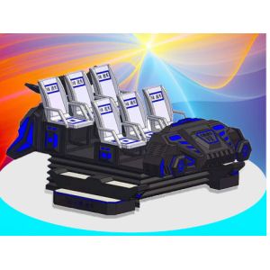 6 Seats 9d Virtual Reality Simulator Movie Theater plastic Material