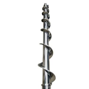 Smooth Operation Stainless Steel Auger Screw Heat Resistant For Sludge