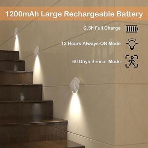 3000K-6000K Motion Sensor LED Light / ABS Adjustable Brightness Night Light