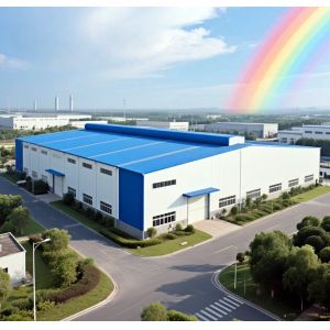 Custom Design Steel Structure Construction Anti Rust For Storage Logistic