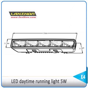 White 5W Led Daylight Running Lights , Led Daytime Running Lamps For Car