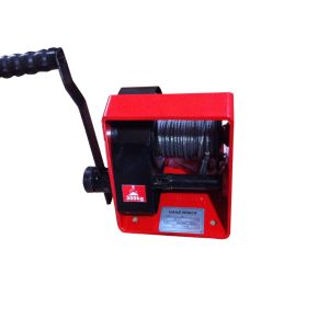 Hand Windlass Worm Drive Winch , GR300 300kg Small Winch Worm Drive For Puller