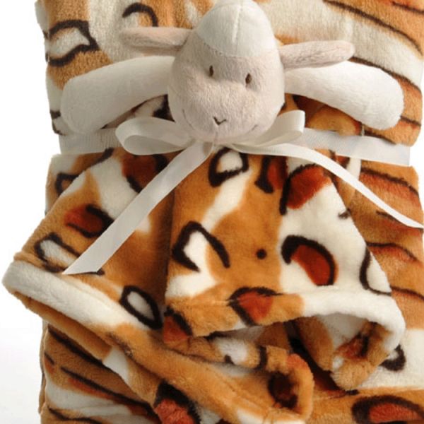 Lovey Fleece Security Blanket Unisex Snuggle Baby Plush Security Blanket
