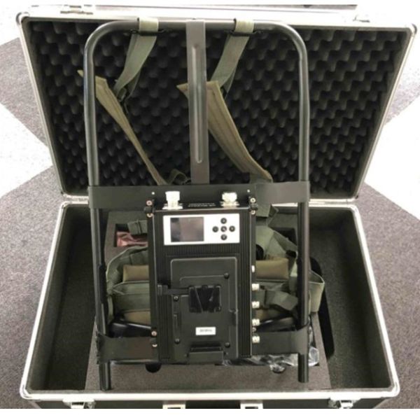 Quality Military Cofdm Video Transmitter , Backpack Long Range Wireless Video Transmitter for sale