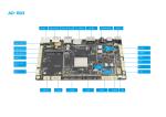 LVDS EDP Embedded System Board RK3399 GPIO UART TTL android Motherboard