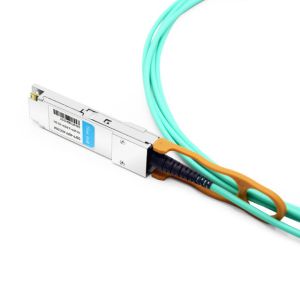 Avago AFBR-7IER30Z Compatible 30m (98ft) 40G QSFP+ to Four 10G SFP+ Active