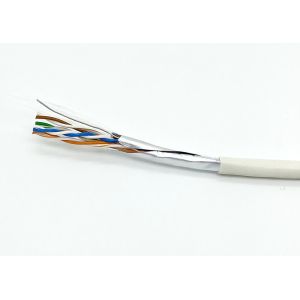 FTP Shield Bulk Cat5e Lan Cable PE Insulation For CCTV Monitor Project 305M Pull