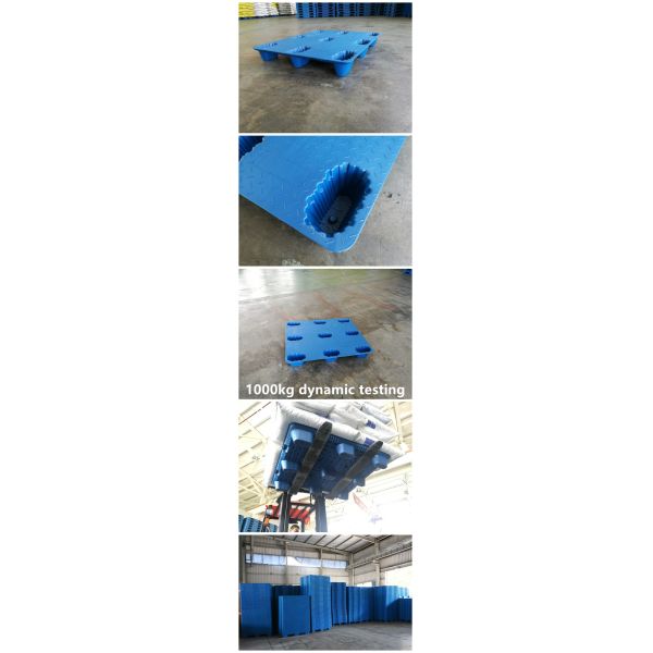 Pp Heavy Duty Industrial Plastic Pallets On Wheels With Nine Leg BM-P1210 Standard