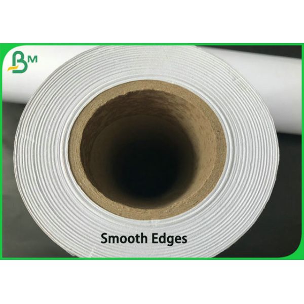 Quality 100% Virgin Pulp Smooth Edges Plotter Printer Paper with 24 " 36 " Wide for sale