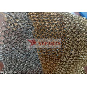 Wholesale Carbon Steel Round Ring Mesh For Shopping Mall Decoration from china suppliers