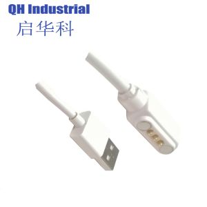 China 3Pin Male And Female Waterproof Magnetic 2A Pogo Pin Australia Customized Magnetic 5Pin Pogo Pin 12V1A Connector on sale