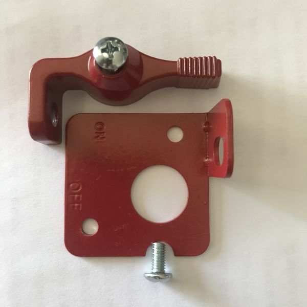 Steel OE NO. n/m Lockout Lever Kit for Universal Year Low Voltage Master Disconnect Switches Essential Safety Measure