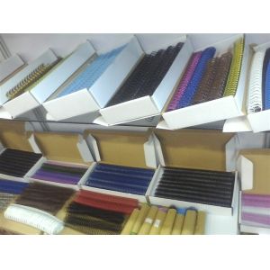 Double loop wire for bookbinding