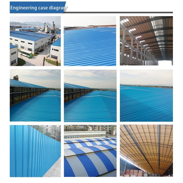 PVC Roof Tiles 1130mm Width 1.5mm-3.0mm Thickness