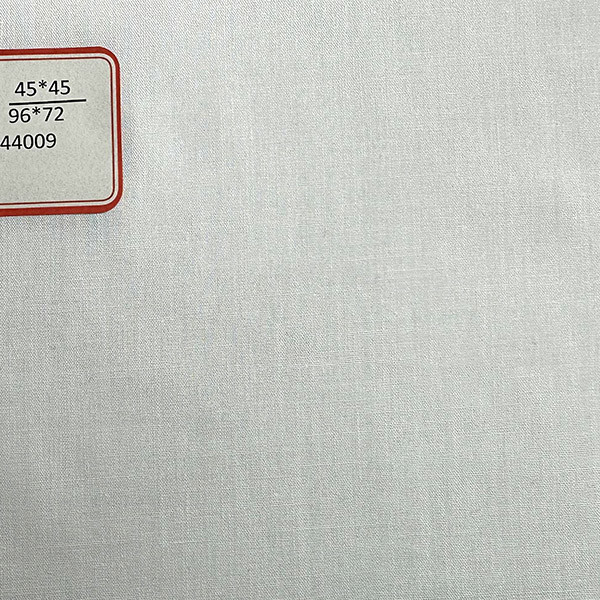 Pocket Fabric TC80/20 45*45 96*72 White Bleached Interlining Fabric