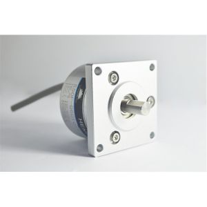 Square Flange Solid Shaft Rotary Encoder S52F ABZ Phase Socket 1024ppr Servo