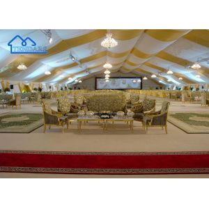 Marquee Party Tent Satin Fabric Ceiling Roof Lining For Wedding Event On Sale
