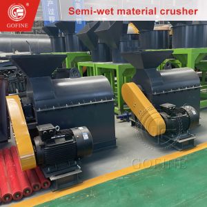 Wear-Resistant Super Motor Semi-Wet Material Crusher